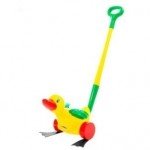 Rollercoaster Duckling with Handle Toy - image-0